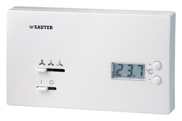 Régulateur de température ambiante pour ventilo-convecteur à affichage  numérique TSHK 681, 682 ▻ SAUTER Controls